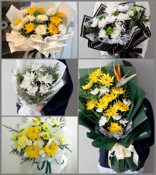 广东江门市鹤山市沙坪街道玉桥村白事花束代送